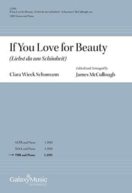 If You Love for Beauty TBB choral sheet music cover Thumbnail